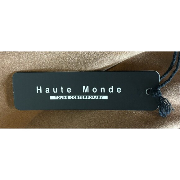 4 For $20 Haute Monde Women’s Size Large Faux Suede Button Front Mini Skirt - Picture 8 of 8